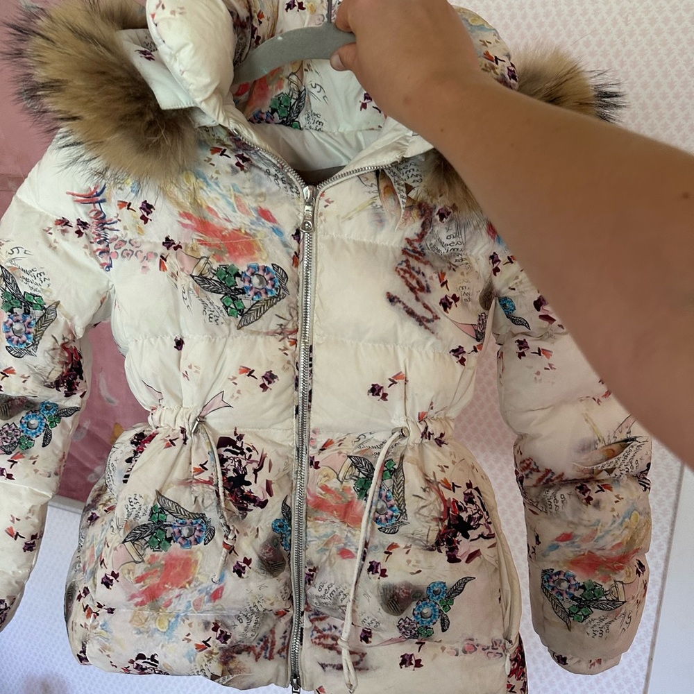 Girls Floral Ski Jacket